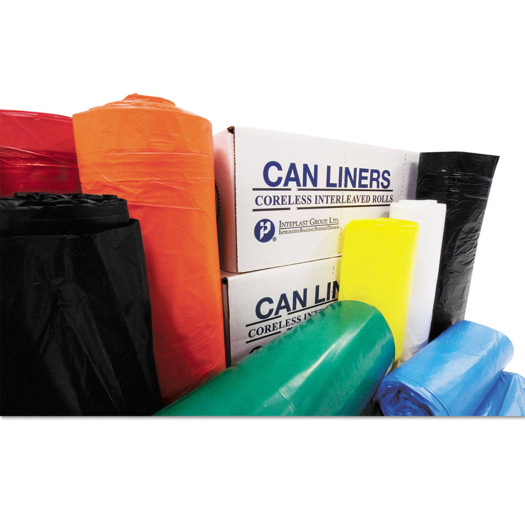 55-Gallon Black High-Density Can Liner 25 pack Y7364