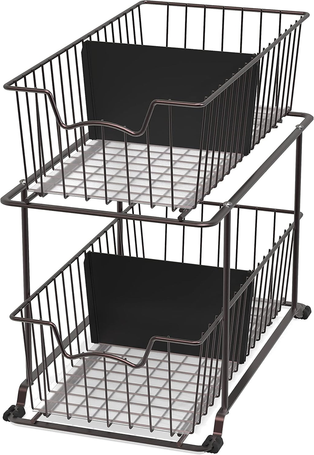 2 Tier Wire Basket Drawer Organizer N63851