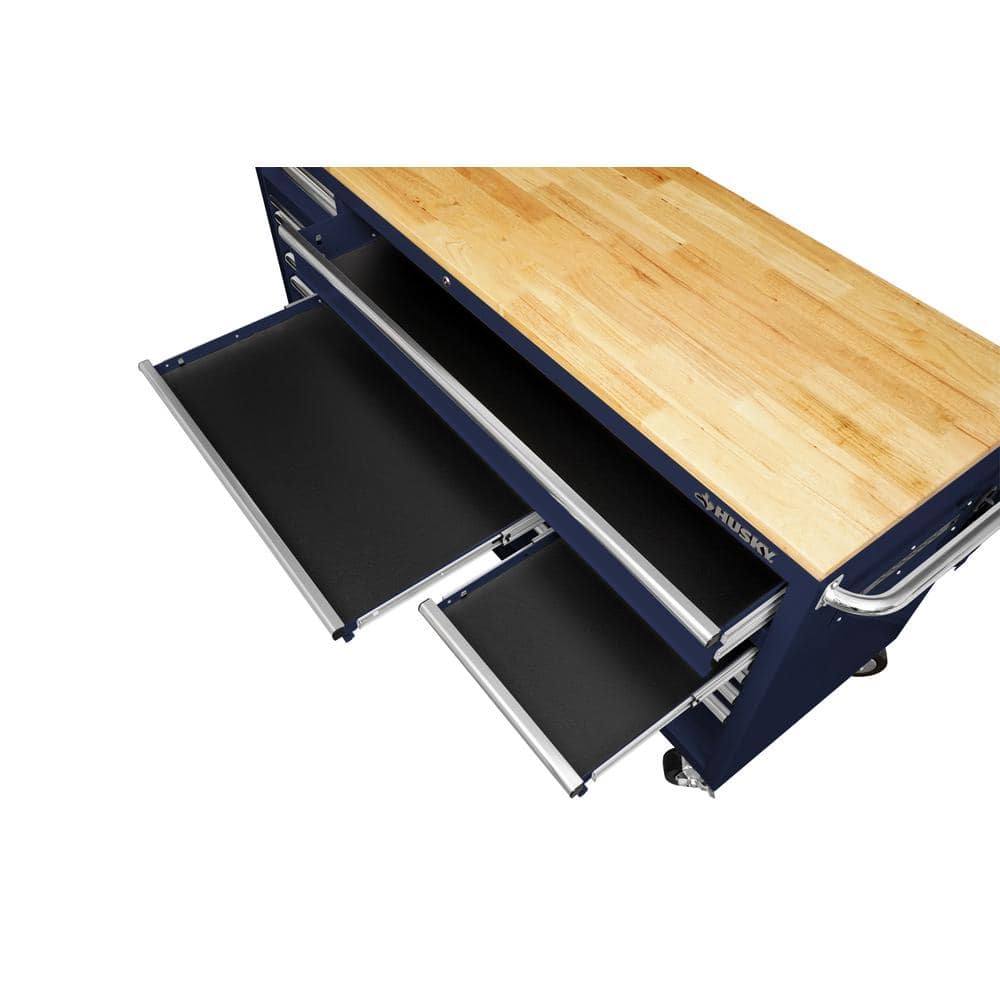 72 in. W Gloss Blue Mobile Workbench Tool Chest S2872