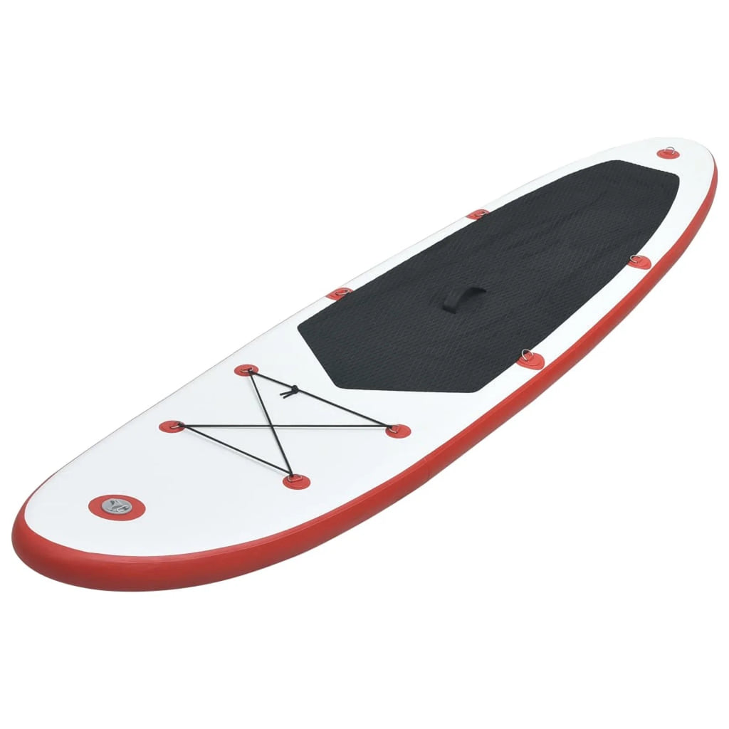 Inflatable Paddle Board Surfboard Red and White S570761