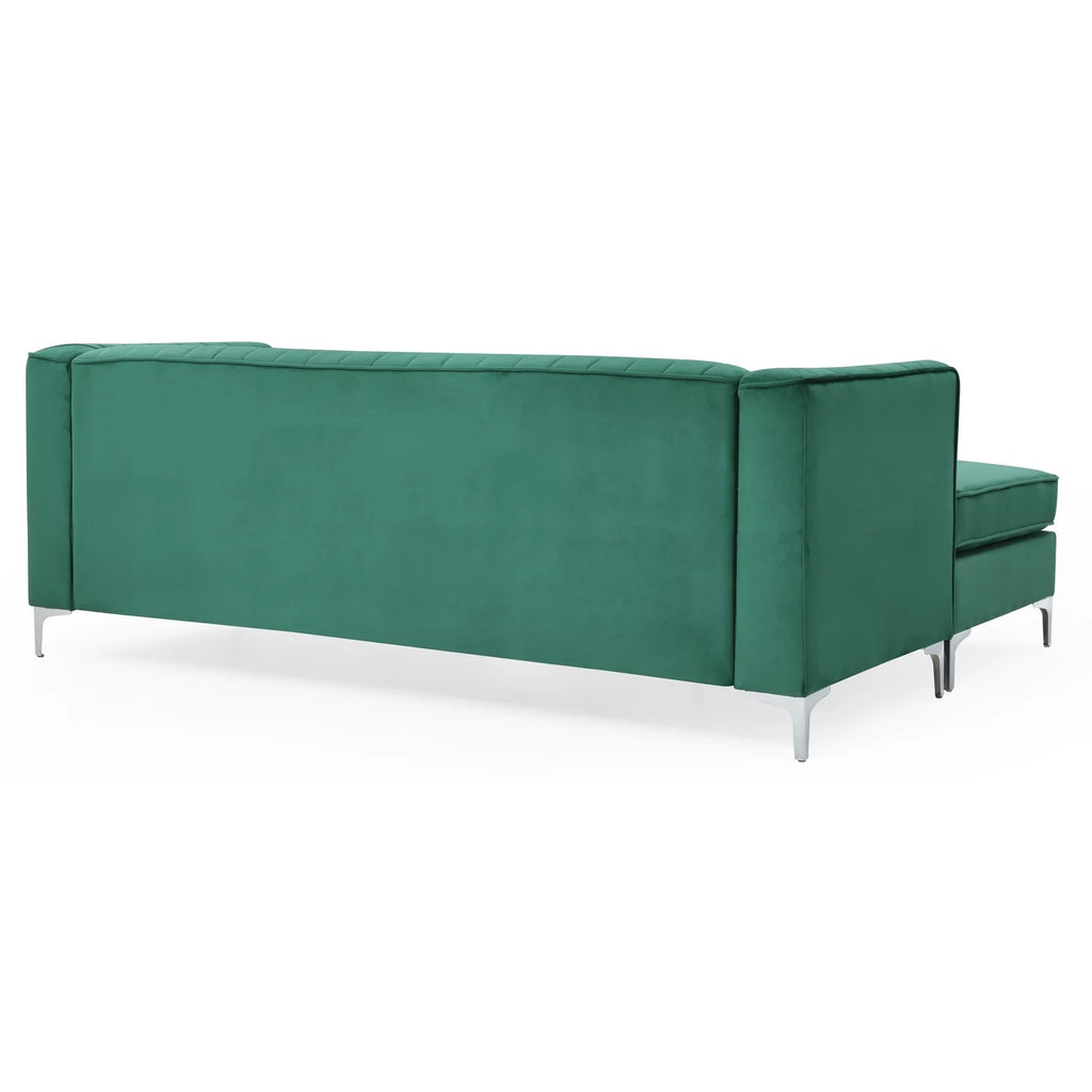 Green Sofa Chaise G7611