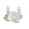40 Piece White Dinnerware Set K172172