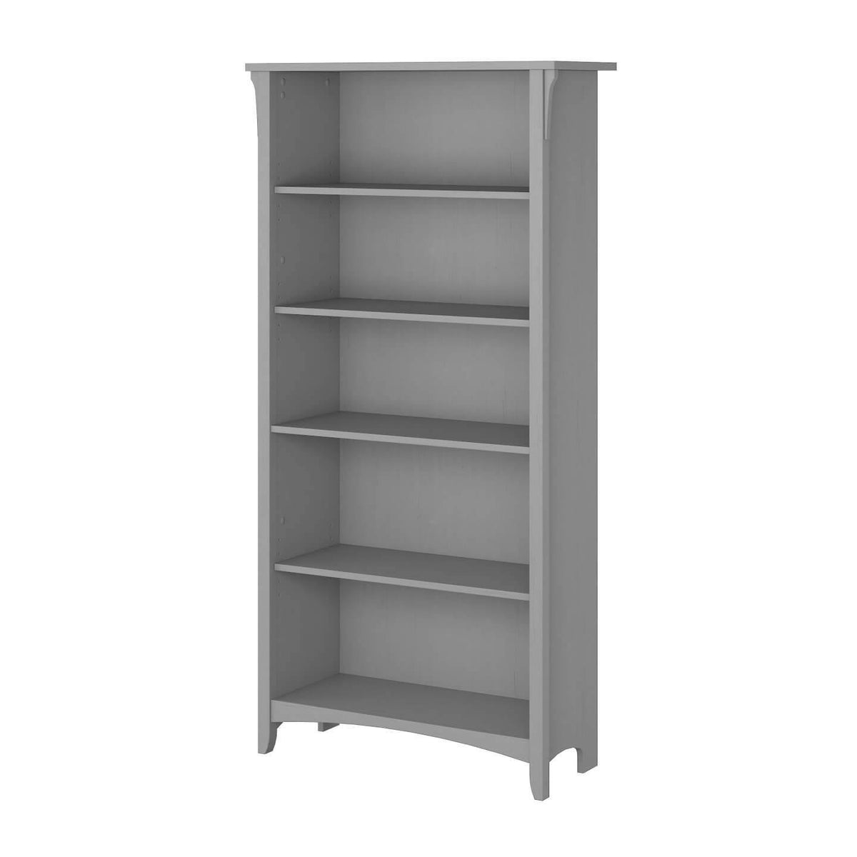 5 Shelf Bookcase Vintage Black C833658