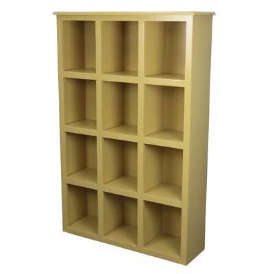 Yellow 3 Shelf Cube Bookcase J499750