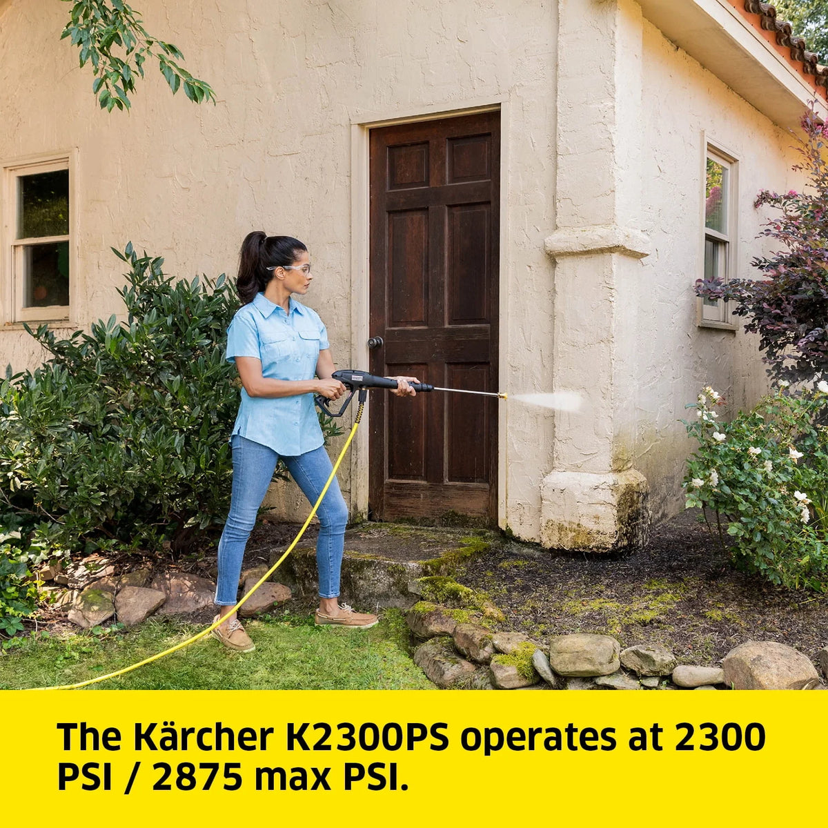 Electric Pressure Washer with 3 Nozzles and Hose, 1.2 GPM V903639