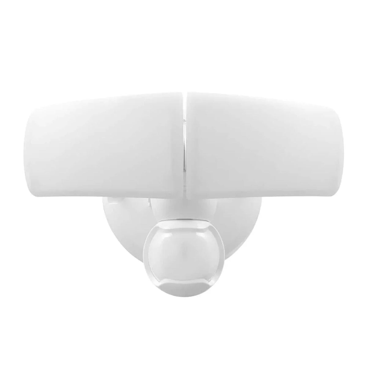 White 240-Degree Motion Activated Wired Outdoor LED Security Flood Light 2000 Lumens U13049