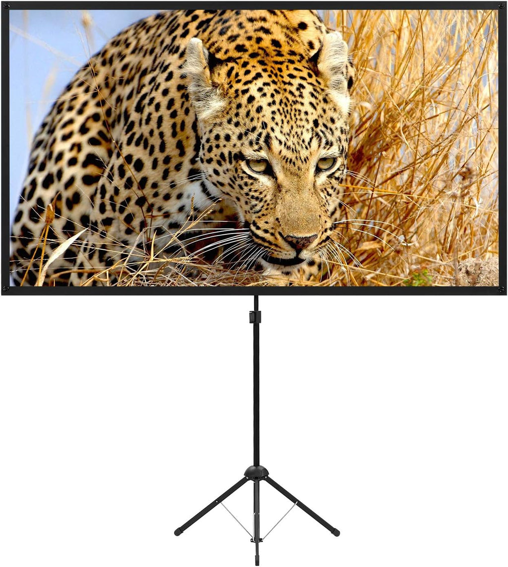 80 Inch 16:9 Portable Projector Screen with Stand D81235