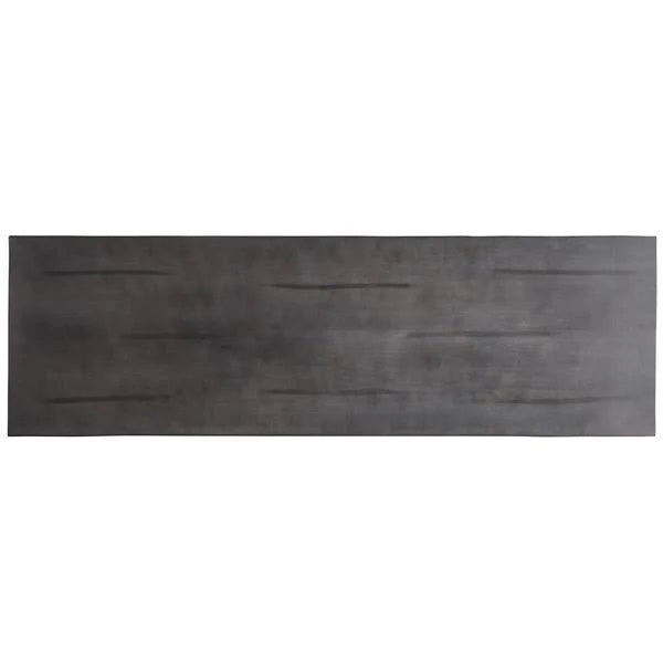 Solid Wood Live Edge Table Top with Antique Slate Gray Finish Z159
