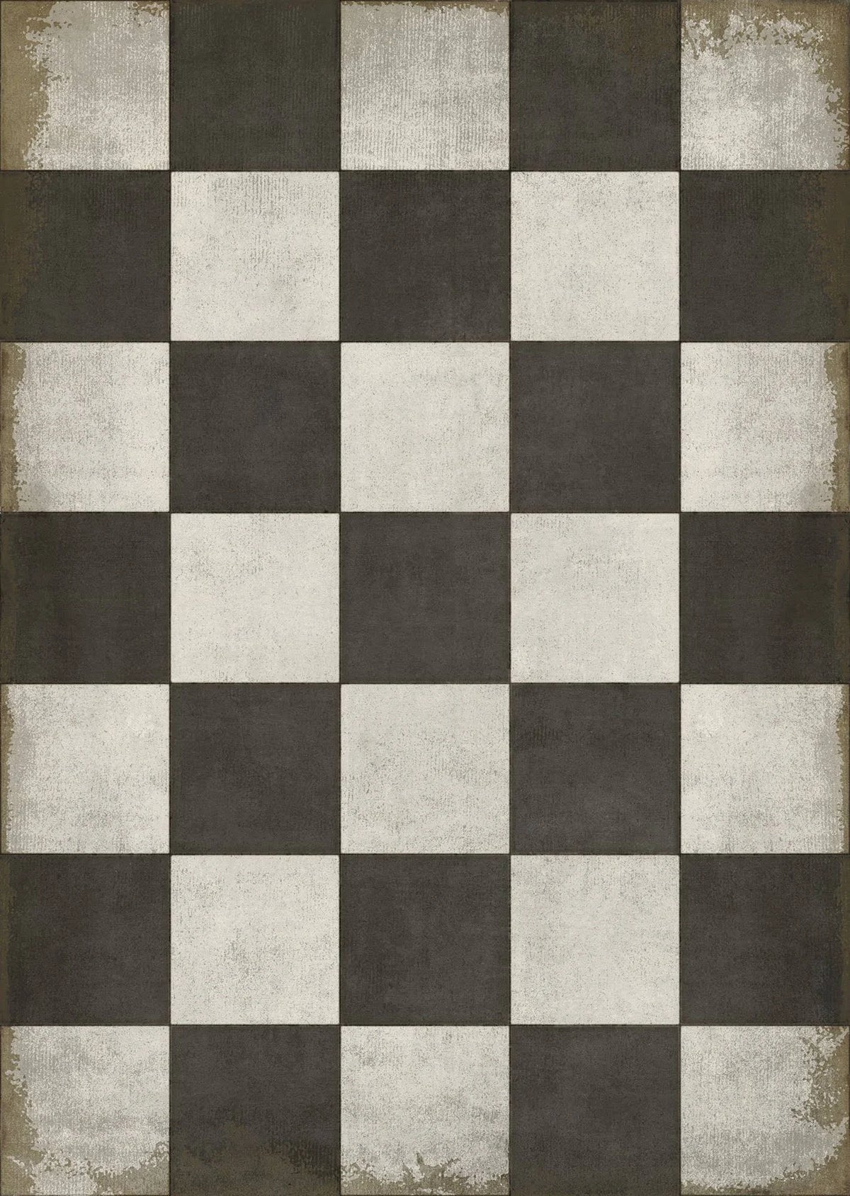 Checkered Past Vinyl Floorcloth D386533