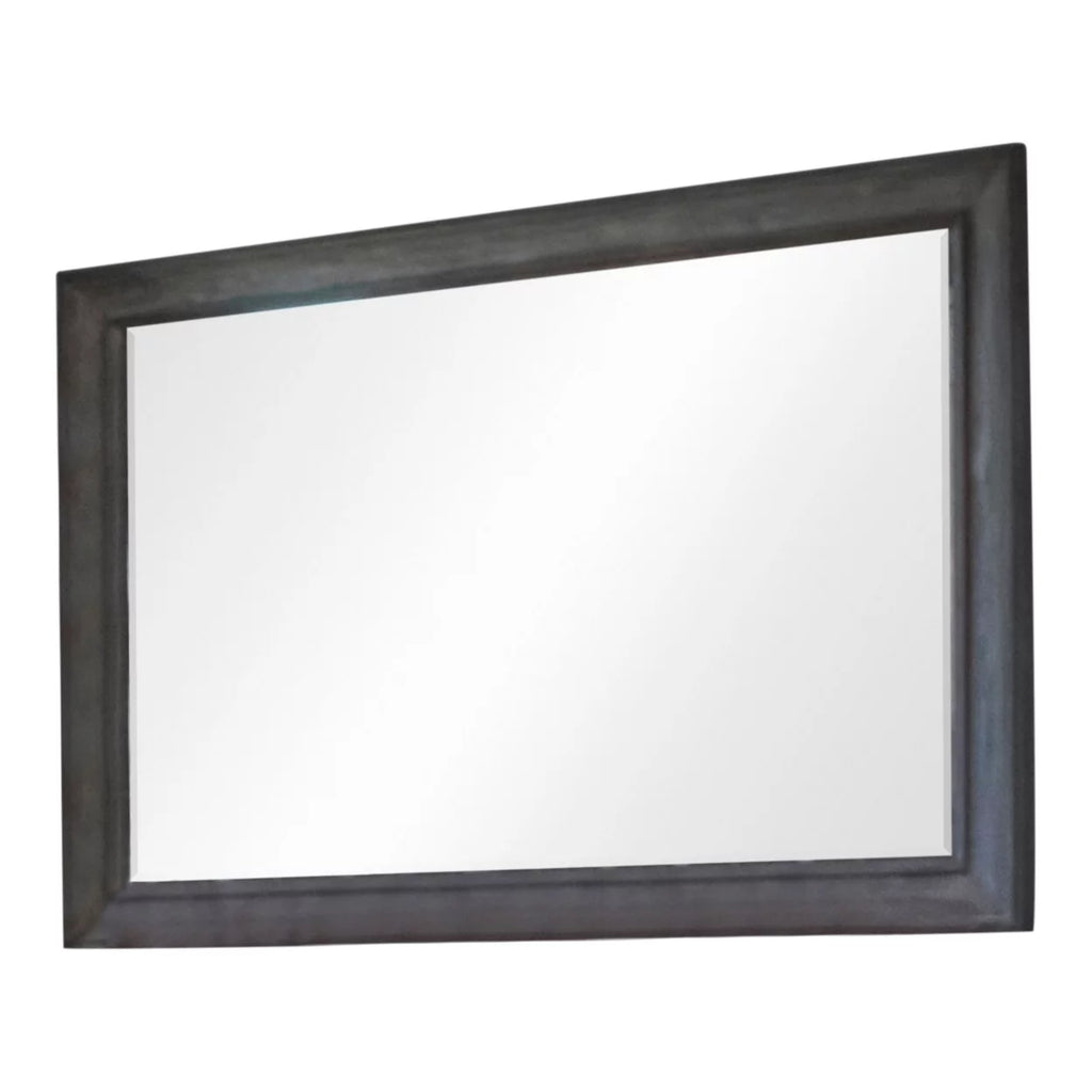 50 Inch Rectangular Wood Frame Wall Mirror U295654