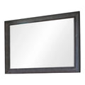 50 Inch Rectangular Wood Frame Wall Mirror U295654