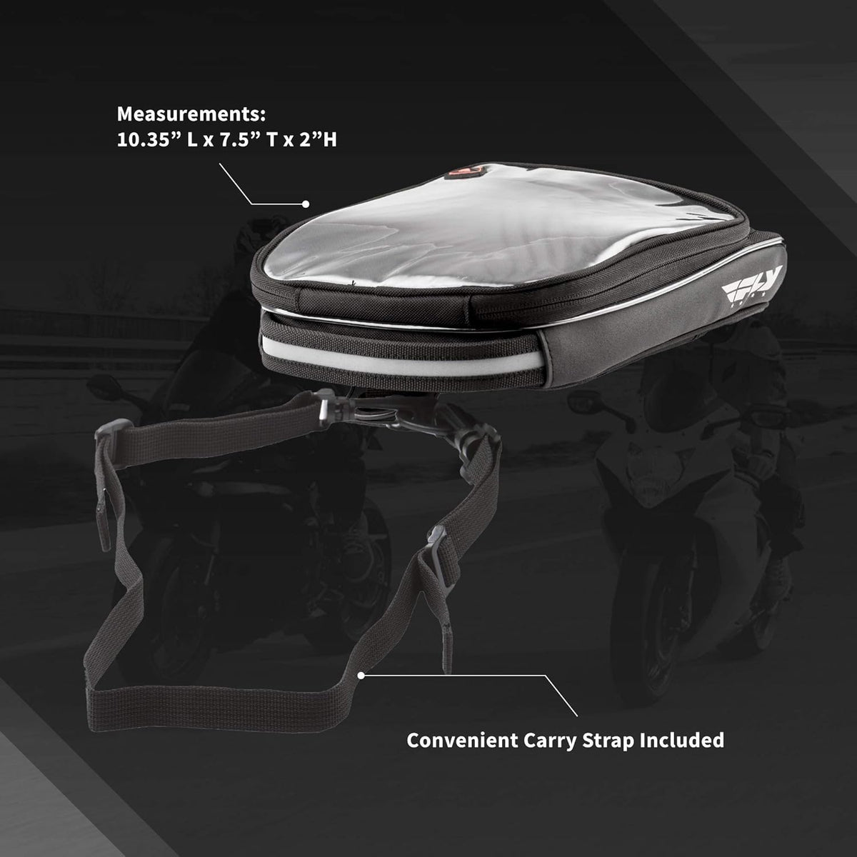 2.5-Liter Motorcycle Tank Bag Q659
