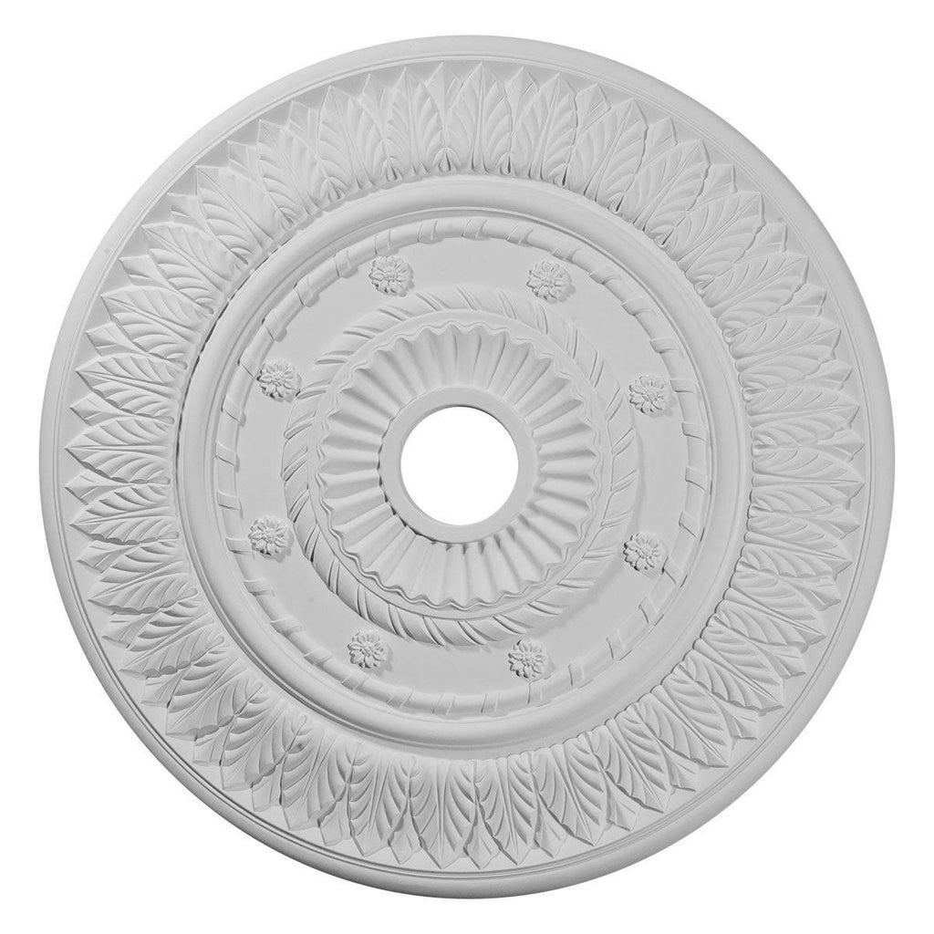 Leaf Ceiling Medallion, Hand-Painted Night Shade T30797