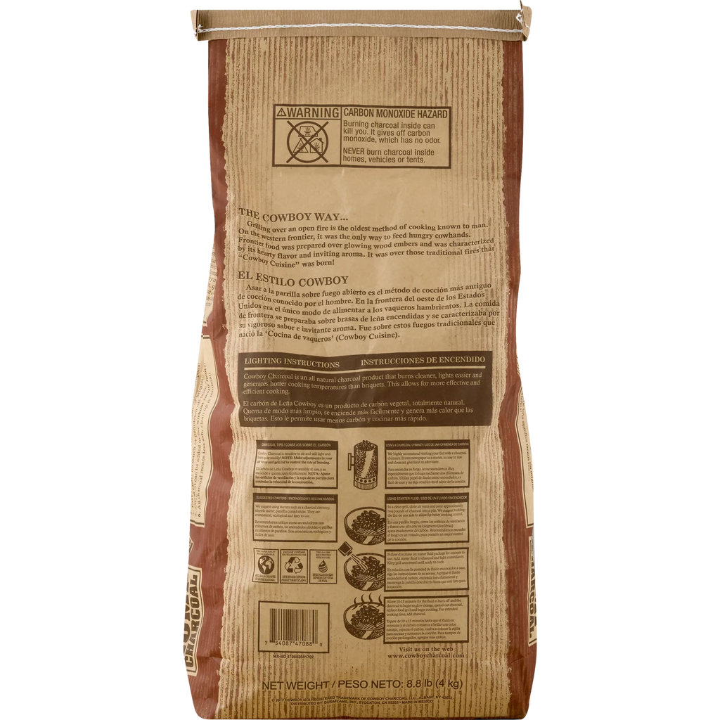 8.8LB Hardwood Lump Charcoal H1624