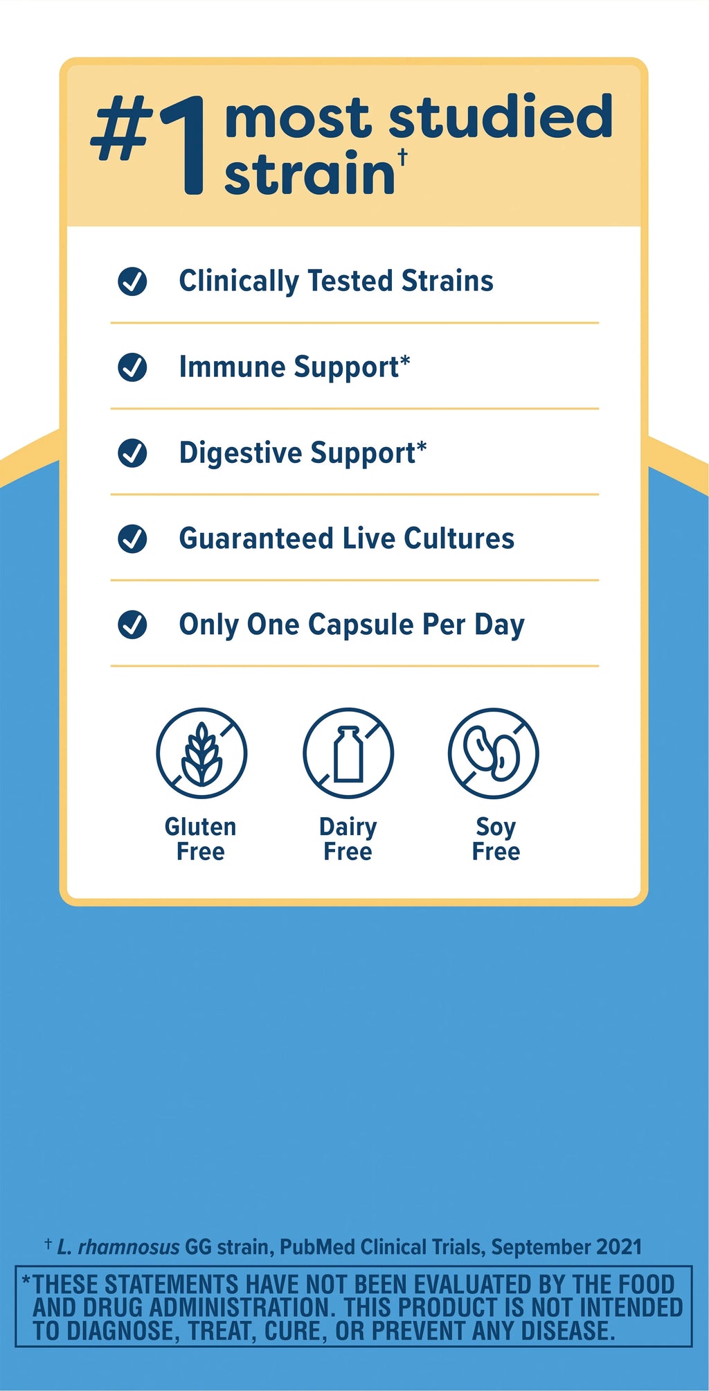 60 Vegetarian Probiotic Capsules 50 Billion CFU S199