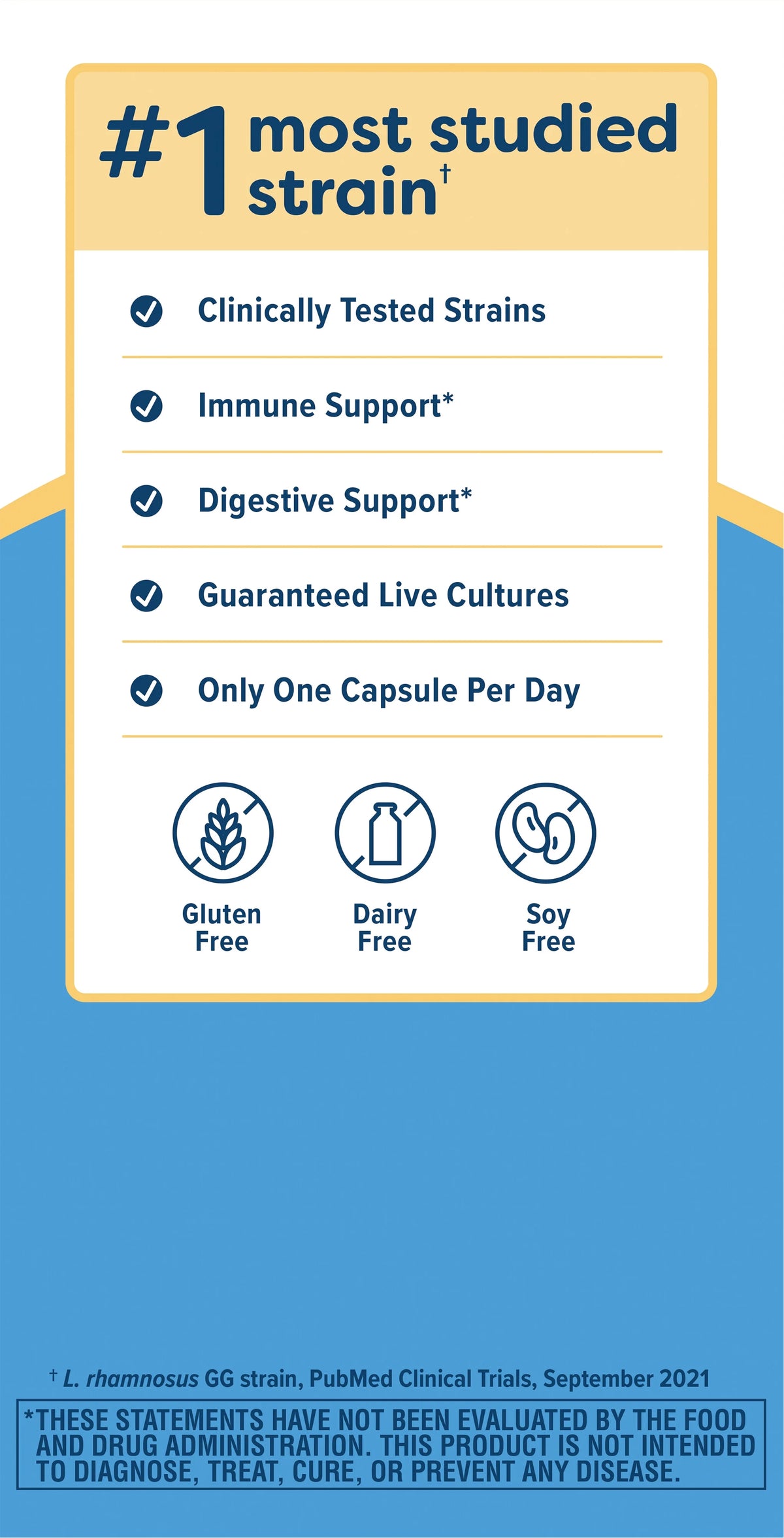 60 Vegetarian Probiotic Capsules 50 Billion CFU S199