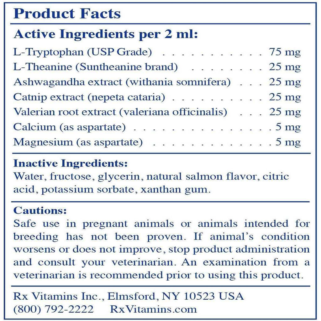 NutriCalm Liquid 4oz J740
