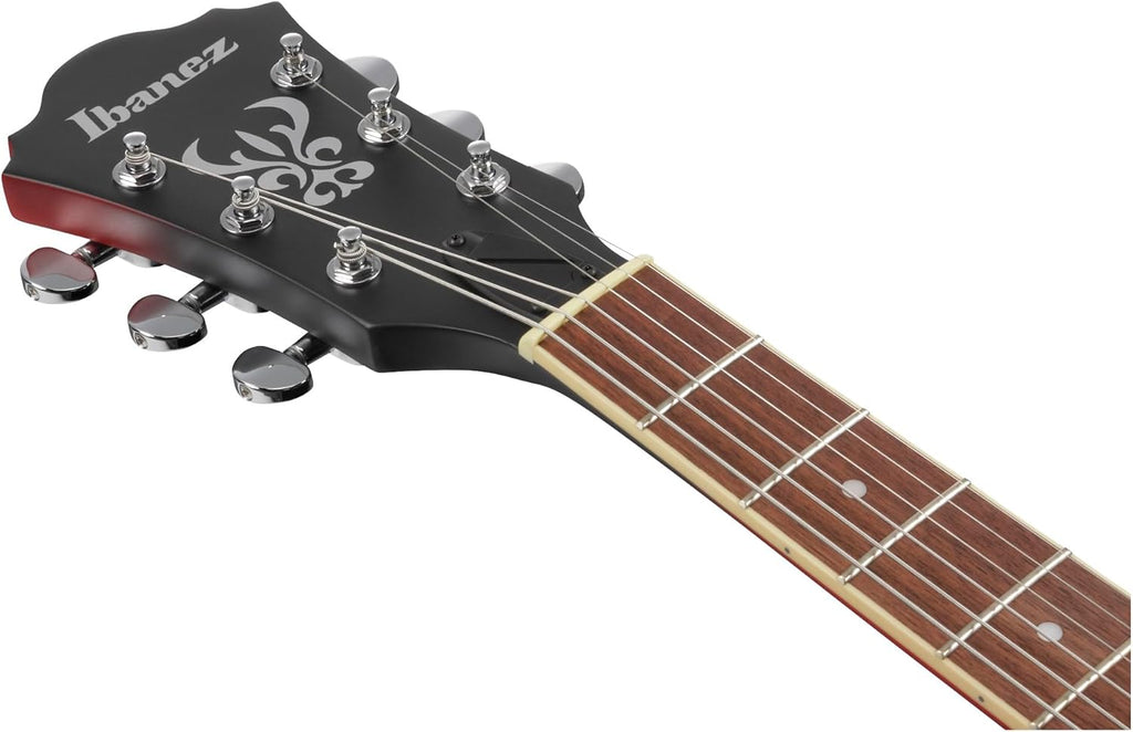Sunburst Red Semi-Hollow Electric Guitar K4794