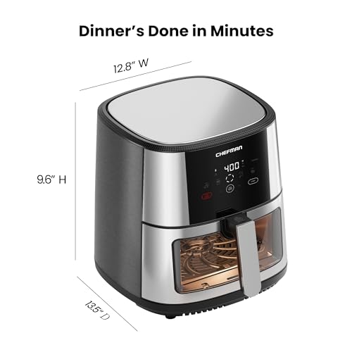 XL 8-Qt One-Touch Digital Control Nonstick Dishwasher-Safe Air Fryer Q942865