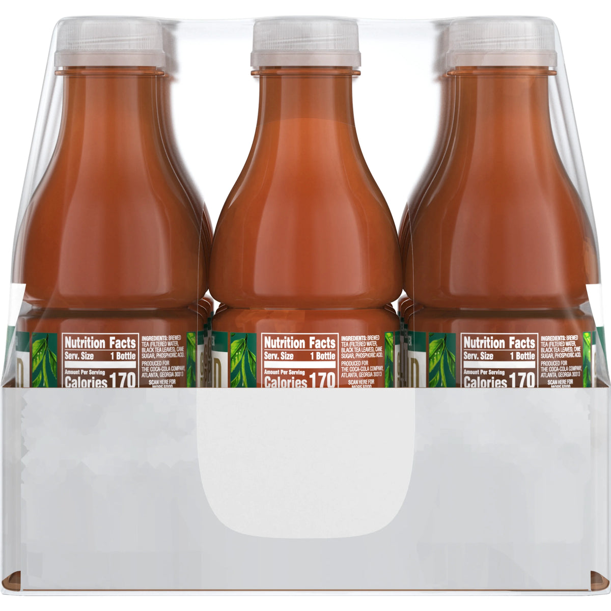 Sweetened Black Tea Bottles, 16.9 fl oz, 12 Pack R44120