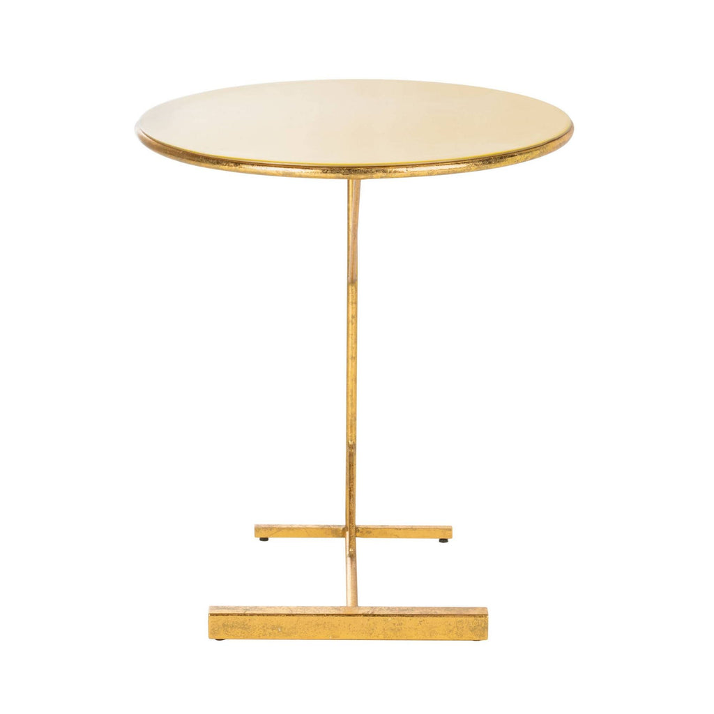 Round C Table Yellow/Gold P74039