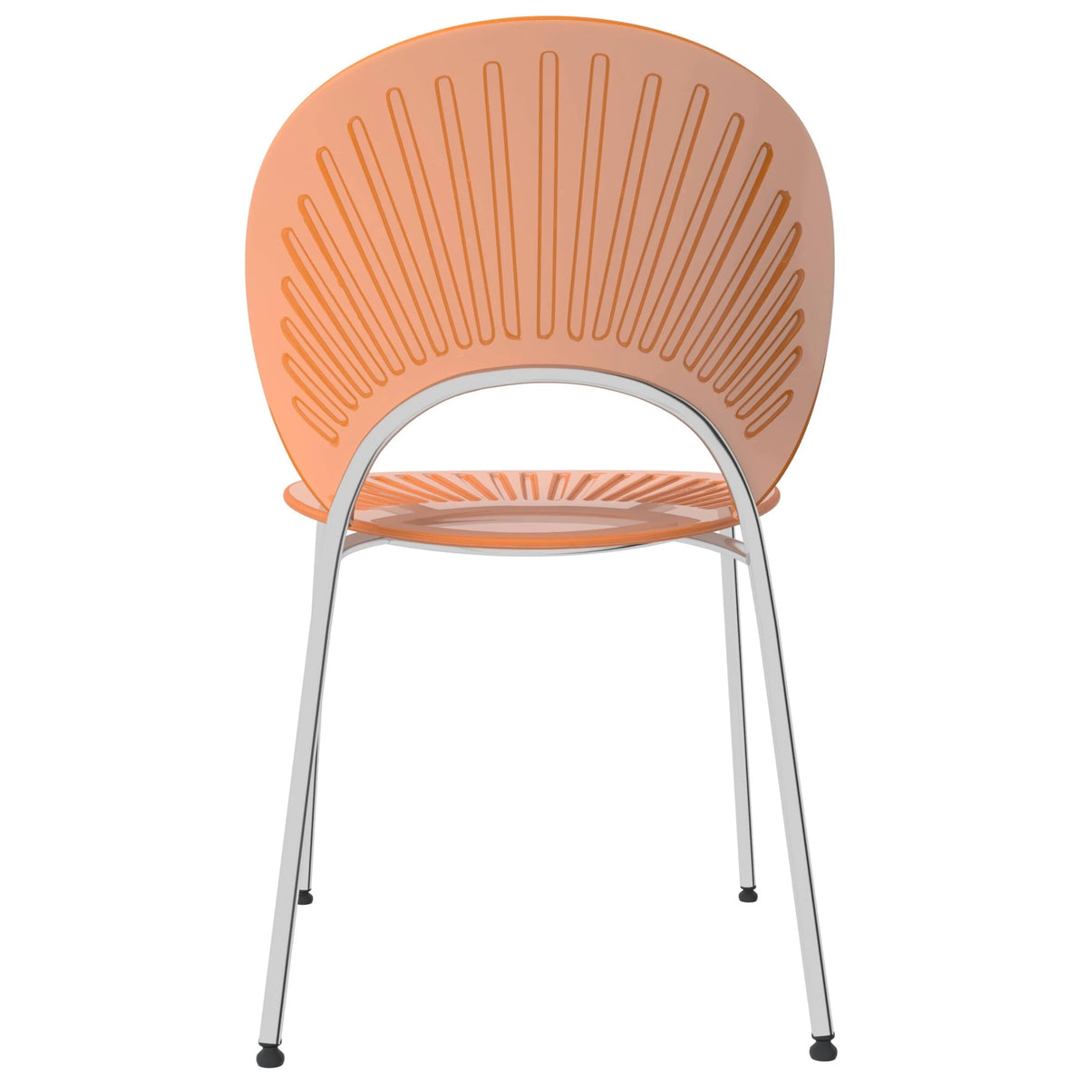 Amber Plastic Dining Side Chair Set of 2 C915406