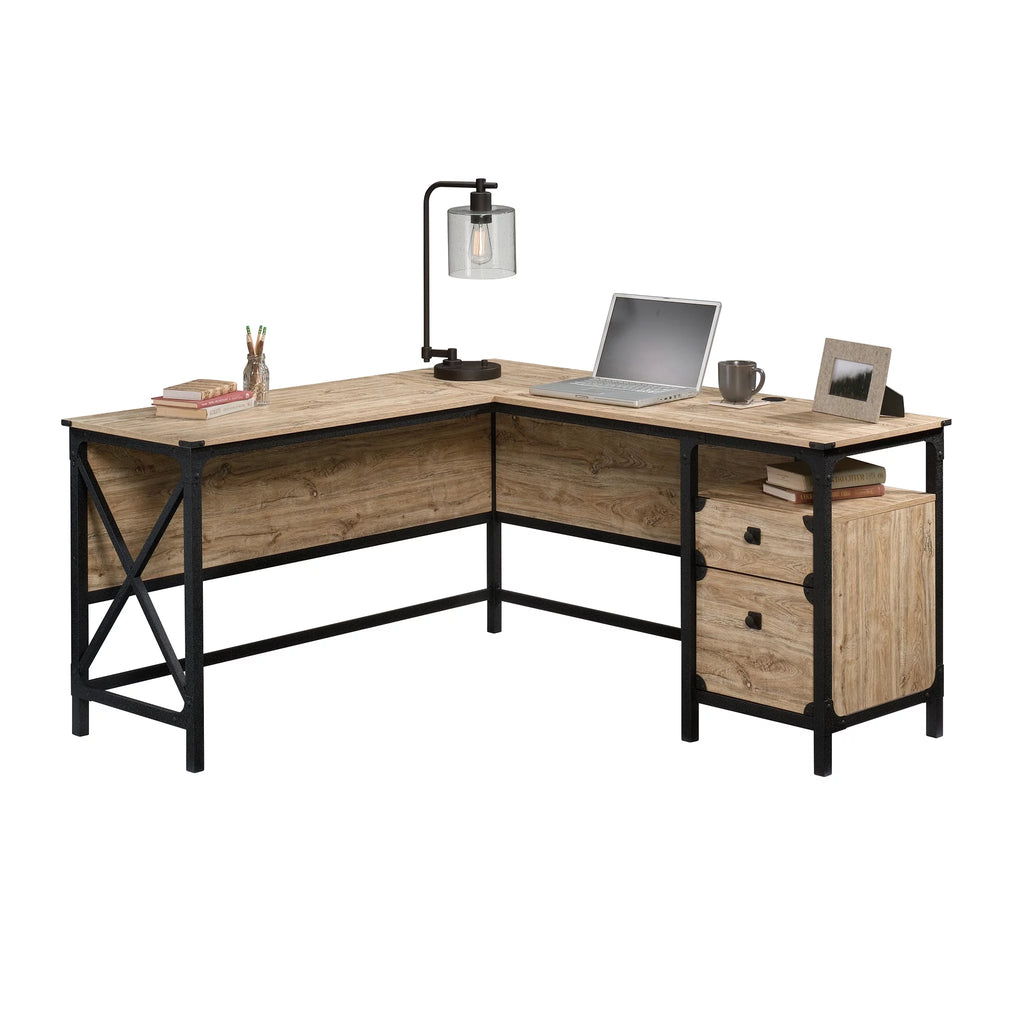 Milled Mesquite Finish L-Desk D8213