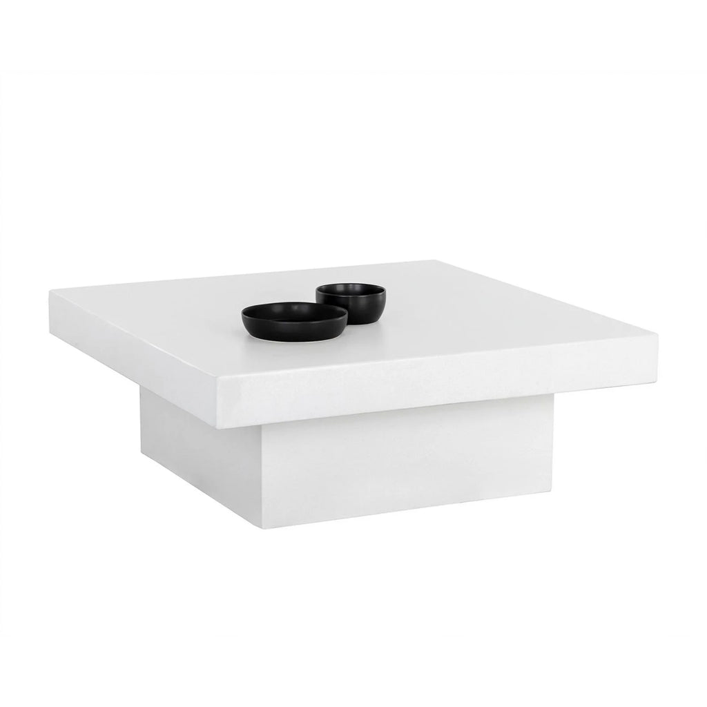 White Concrete Coffee Table B53416