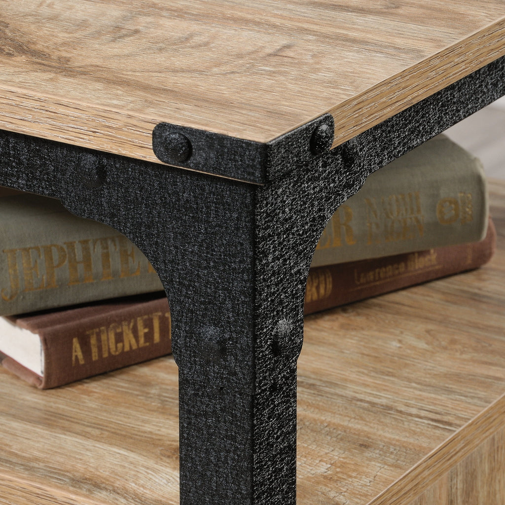 Milled Mesquite Finish L-Desk D8213