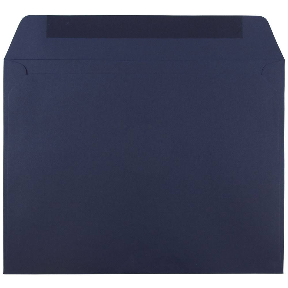9 x 12 Navy Blue Booklet Envelopes, 1000/Carton W442
