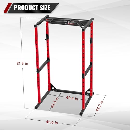 Power Cage Squat Rack 1200lbs Capacity Weight Cage K879