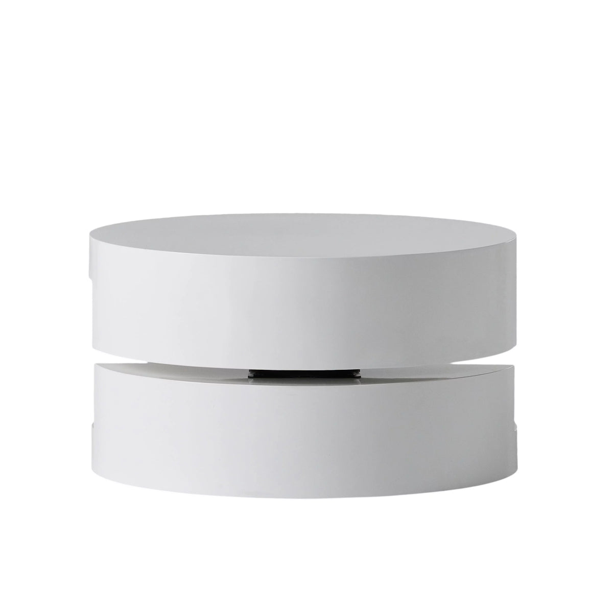 Glossy White Rotating Coffee Table A907