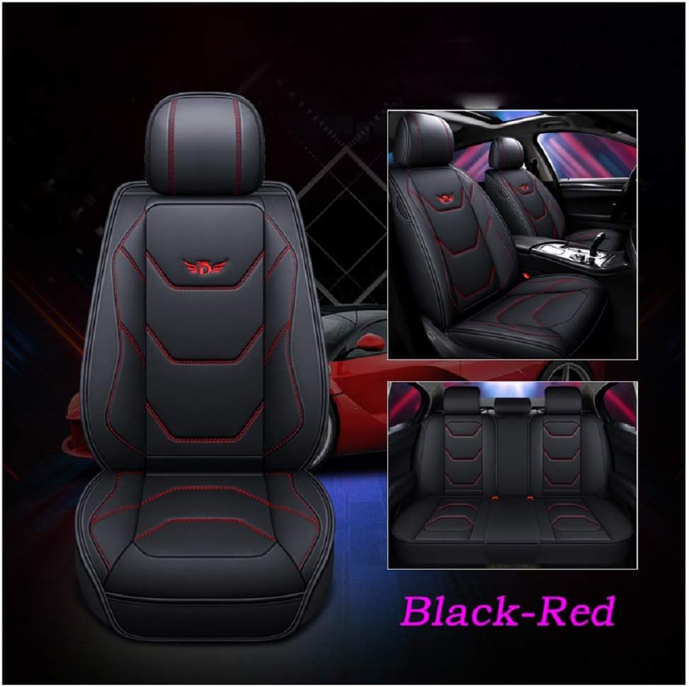 PU Leather Car Seat Covers 5 Seats Full Set G577289