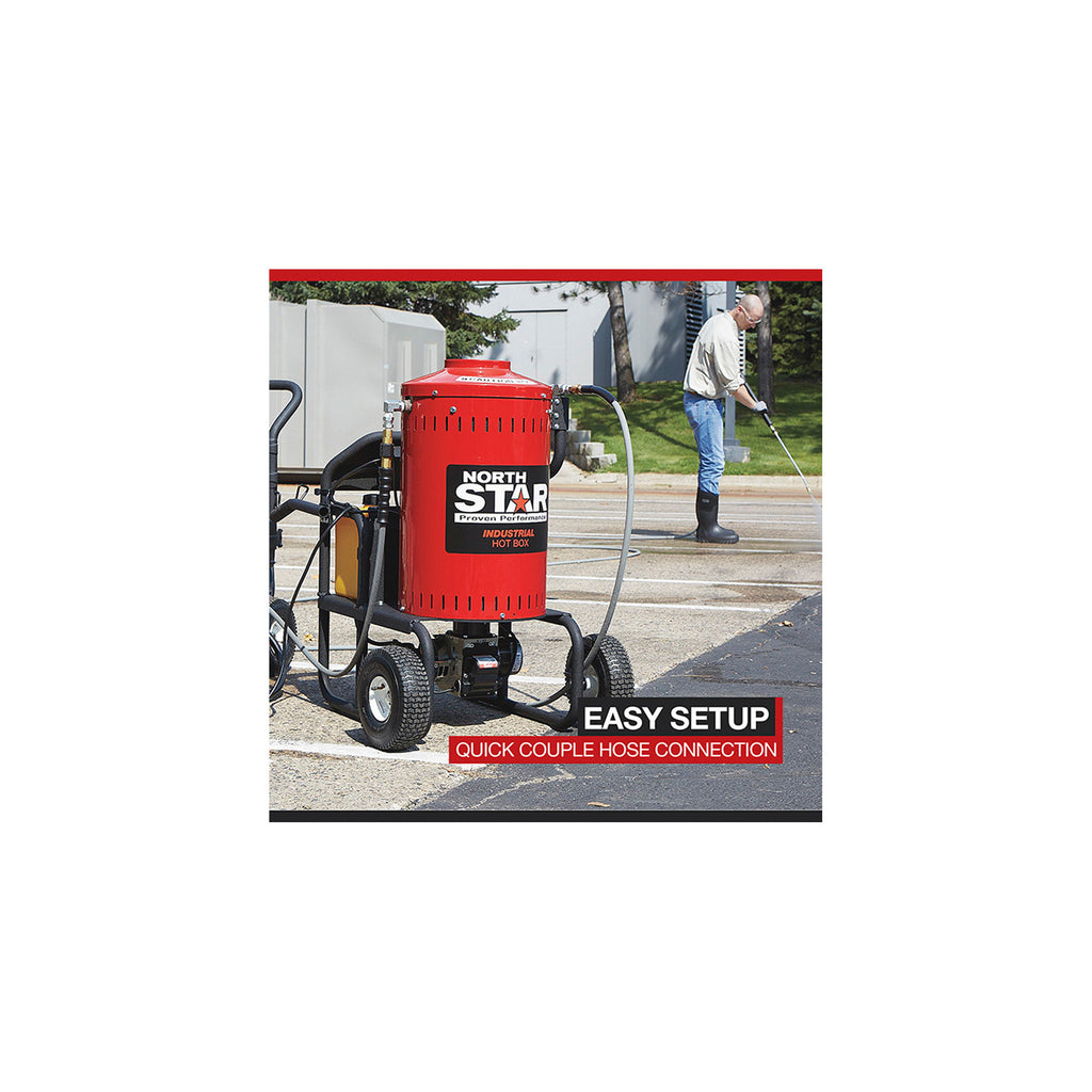 4000 PSI 4 GPM 115 Volts Electric Wet Steam Cleaner and Hot Water Pressure Washer R54636
