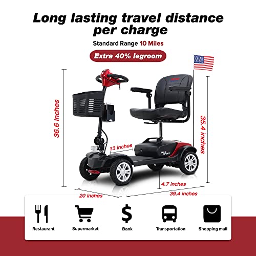 Red Electric Mobility Scooter O181