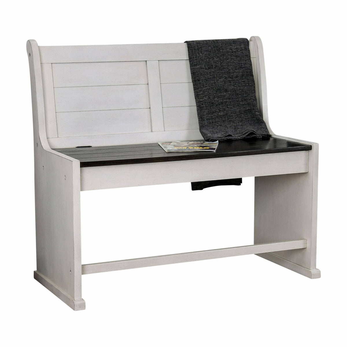 Counter Height Storage Loveseat Dining Bench G462