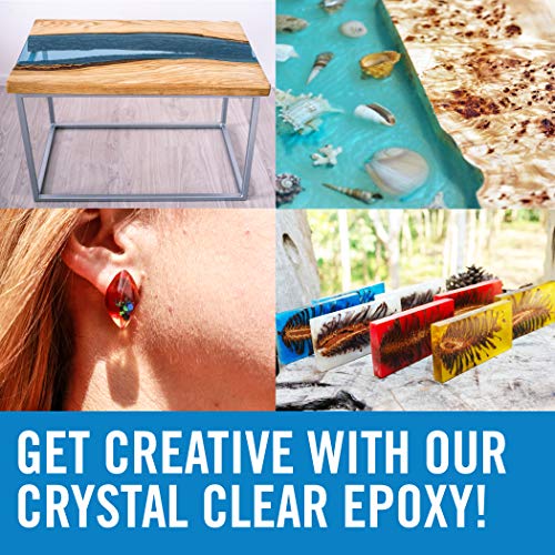 Epoxy Resin Kit 16oz 2 Part Crystal Clear Epoxy Resin R245
