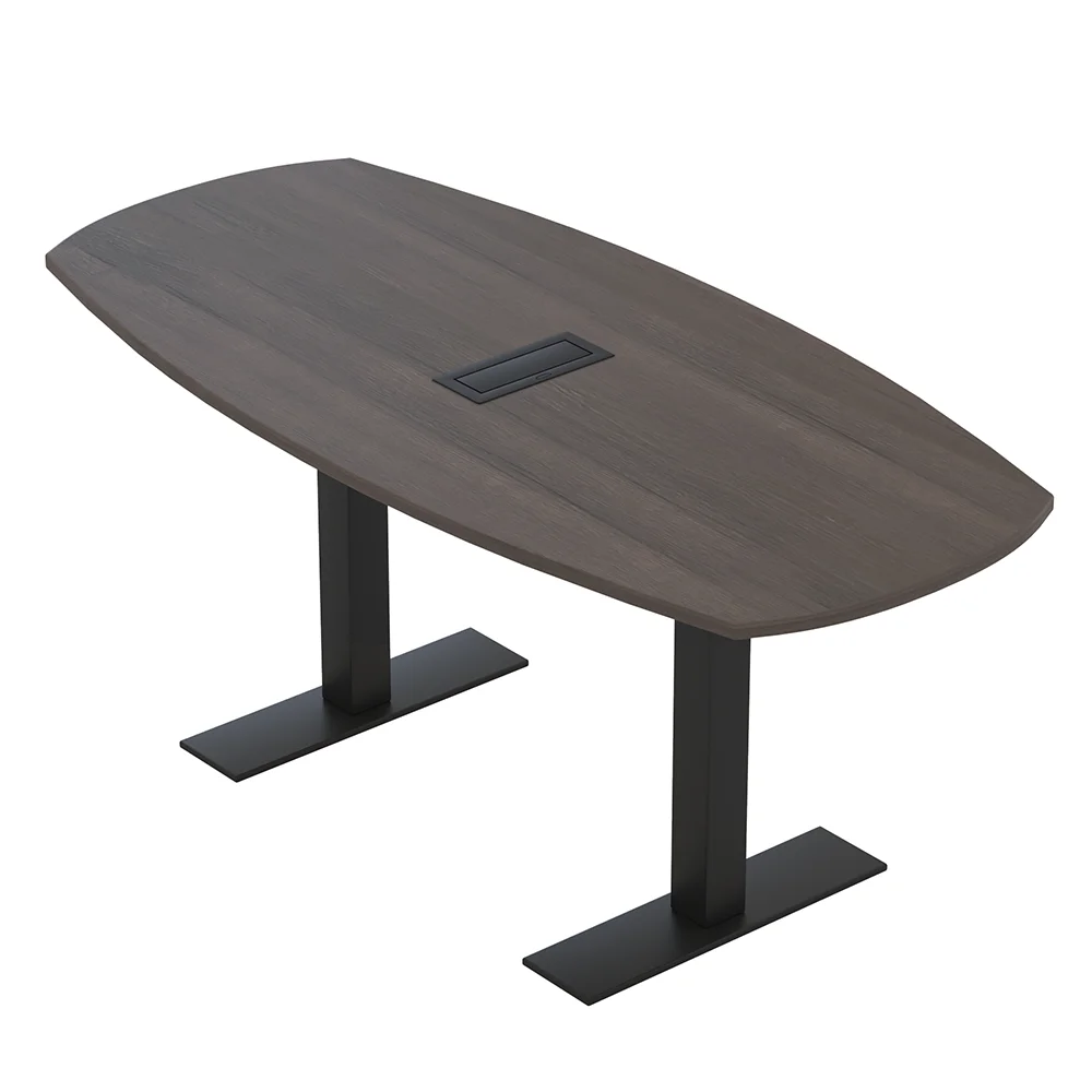 6 Person Arc Boat Conference Table 6 Ft D823442
