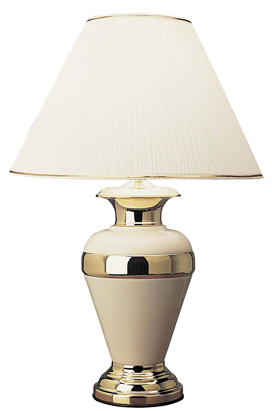 Ivory Metal Lamp Y7201