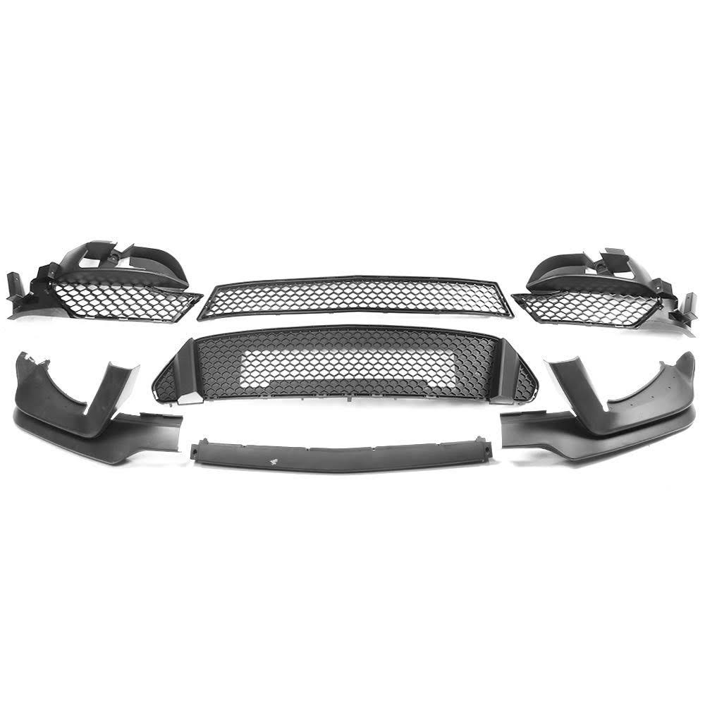 Front Bumper Lip, Grille, and Fog Light Cover for 2015-2017 Ford Mustang Z405764