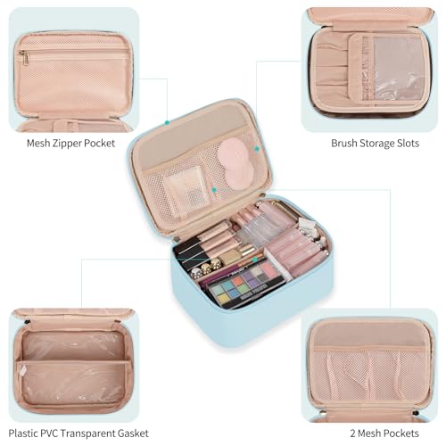 Green Nylon Makeup Bag with Divider G378592