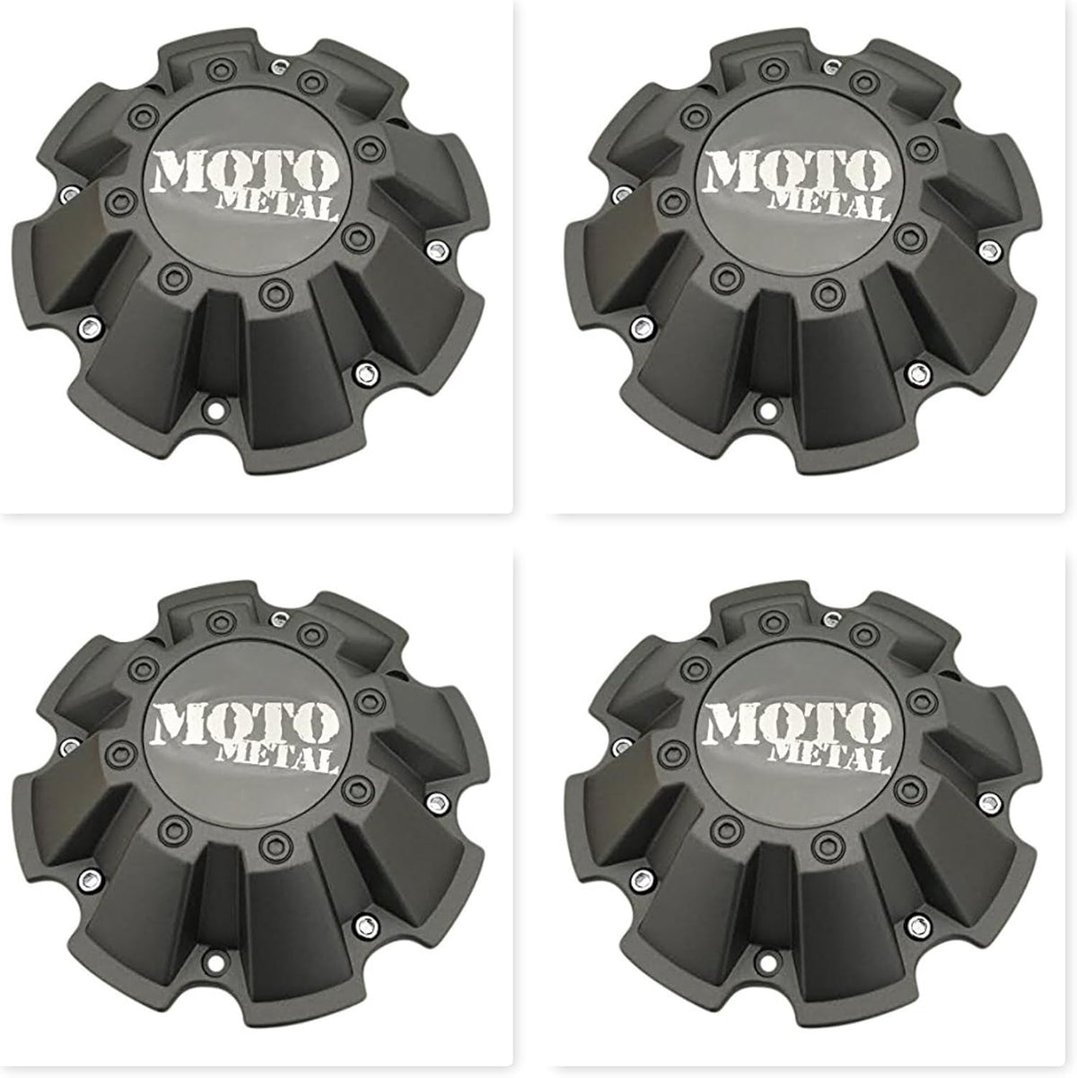 4 Pack Grey Finish Center Cap U512353