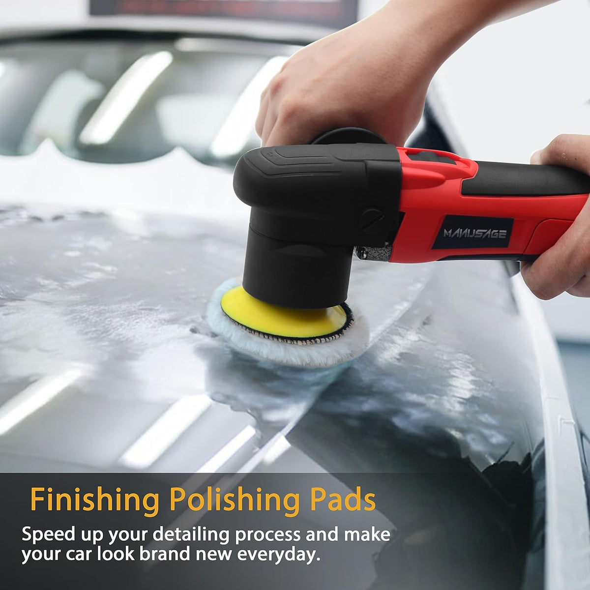 3-Inch Variable Speed Dual Action Car Polisher E2123