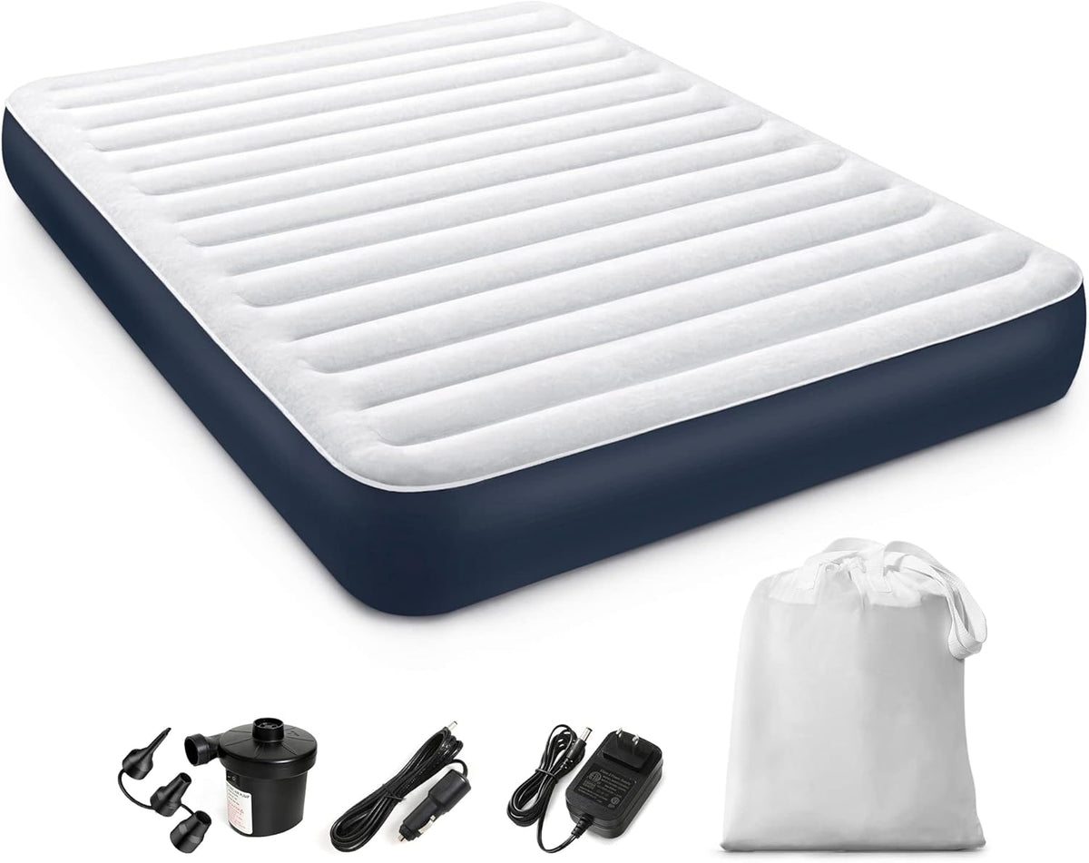 Queen Size Inflatable Air Mattress with Pump S901223