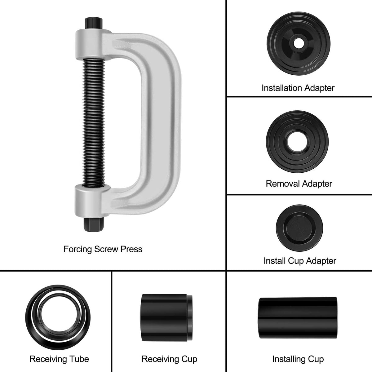 10PCs Ball Joint Press Kit with 4x4 Adapters U932