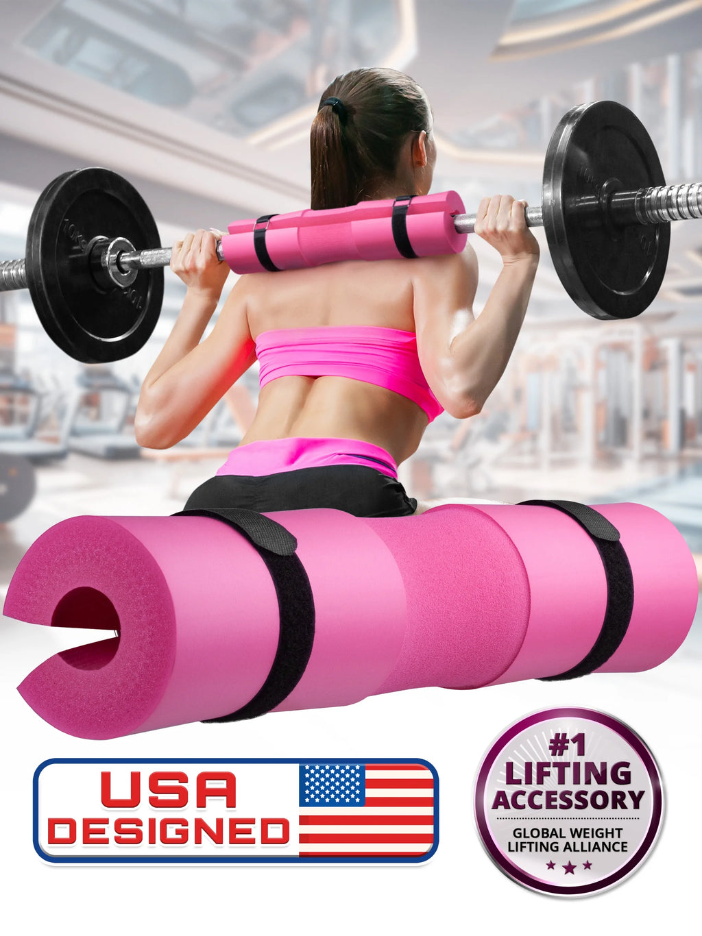 Black Foam Barbell Pad M30867