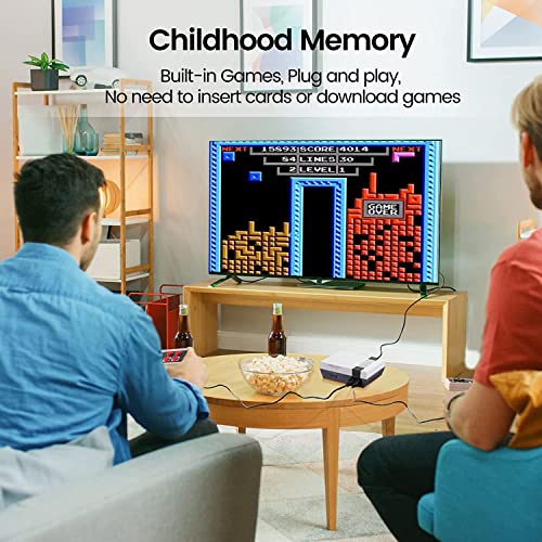 Retro Game Console with 600 Video Games, Wired Controller, HDMI and AV Output (White) Z892127