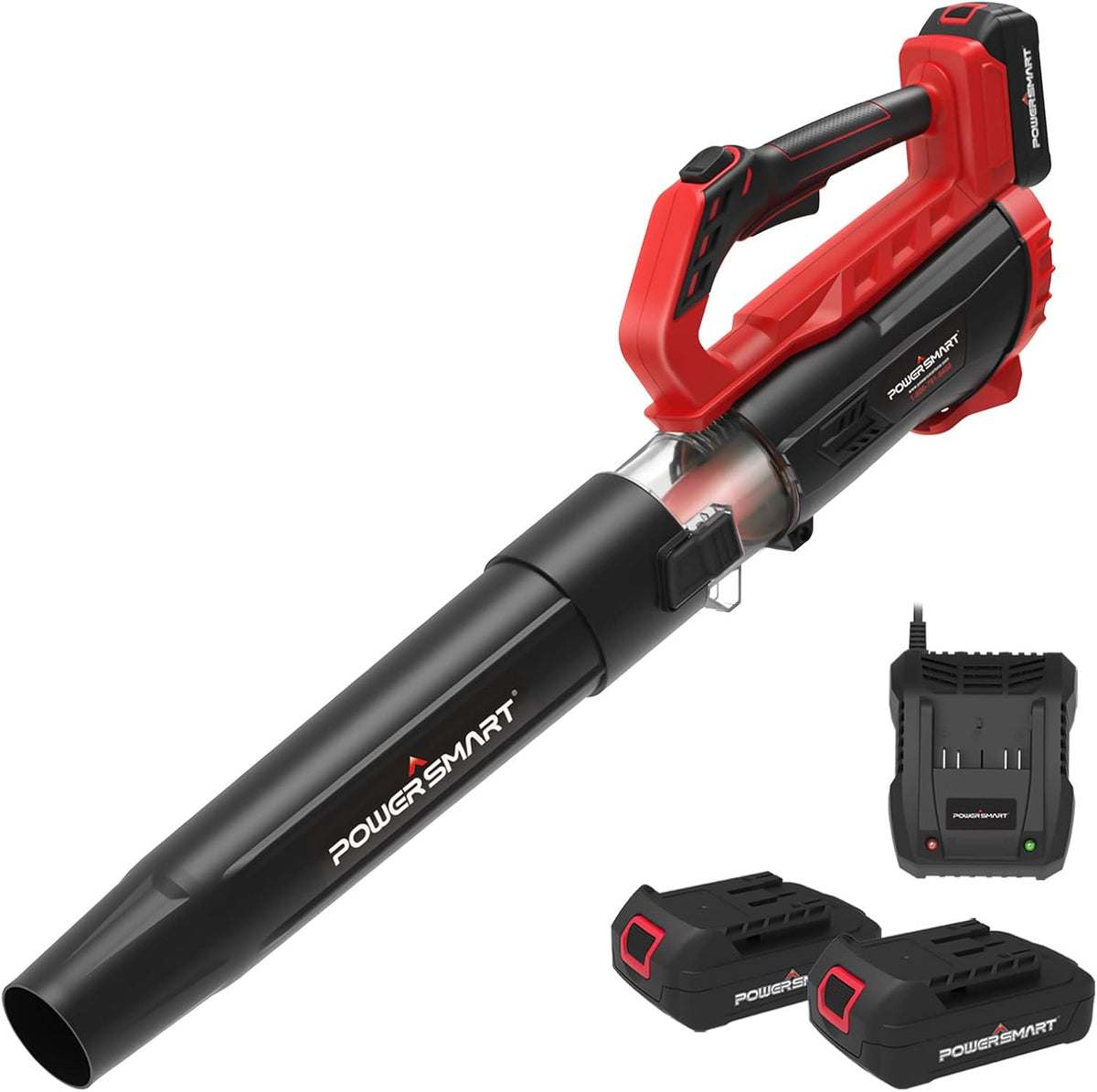 Cordless Leaf Blower with 2PCS 20V MAX 2.0Ah Battery and Charger C25306