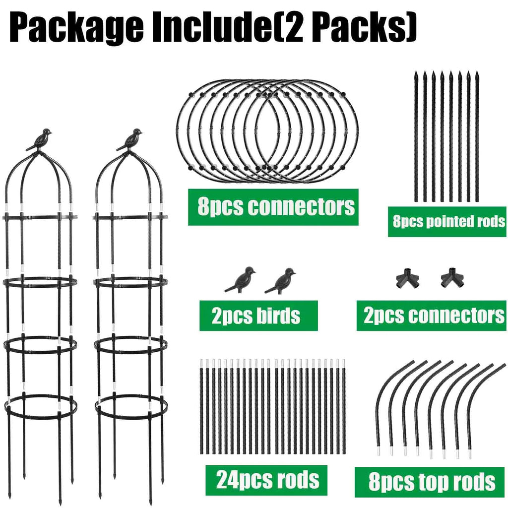 6 FT Metal Garden Trellis 2 Pack I518555