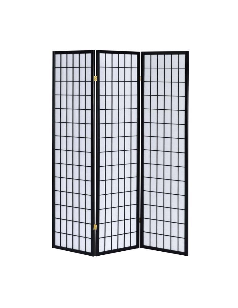 Natural 3 Panel Room Divider Folding Screen L6794